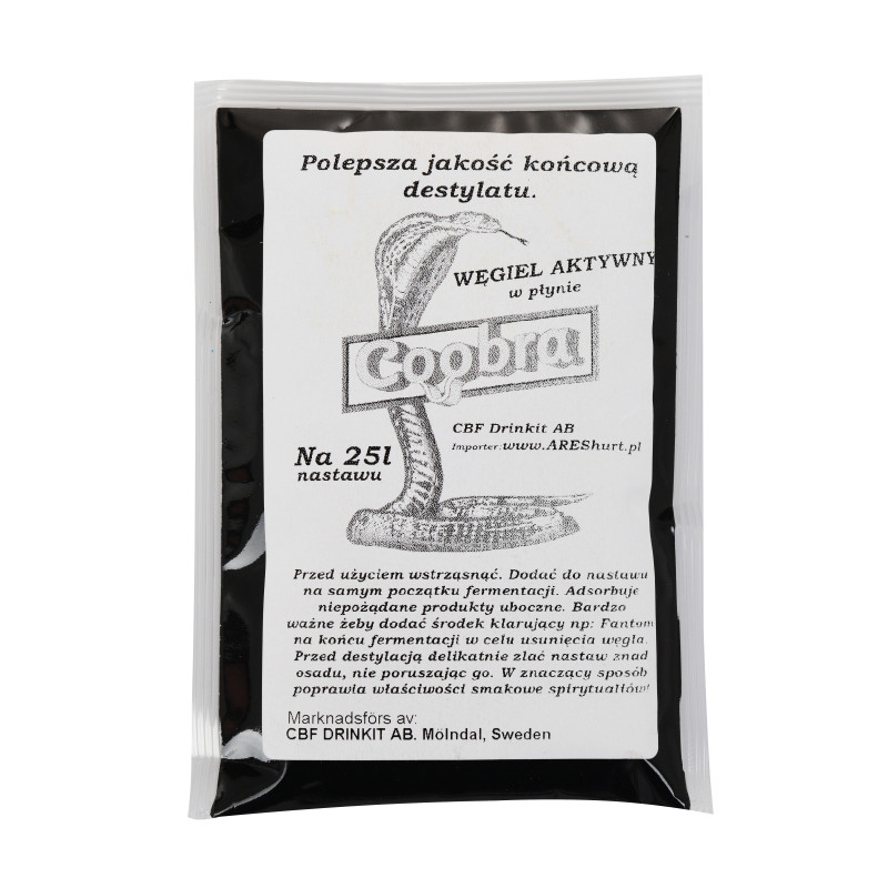 Węgiel płynny Coobra na 25l nastawu